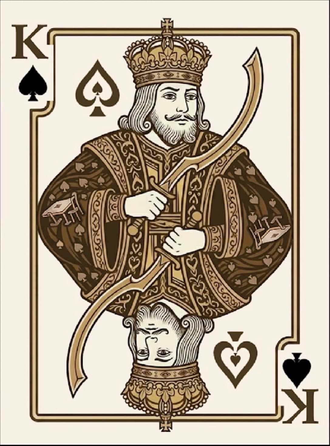 Onyx Black Deck. King of Spades.